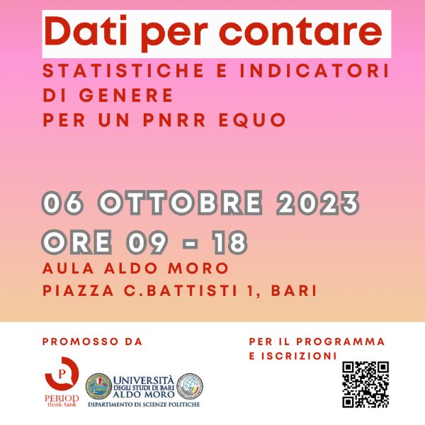 Convegno dati per contare Bari