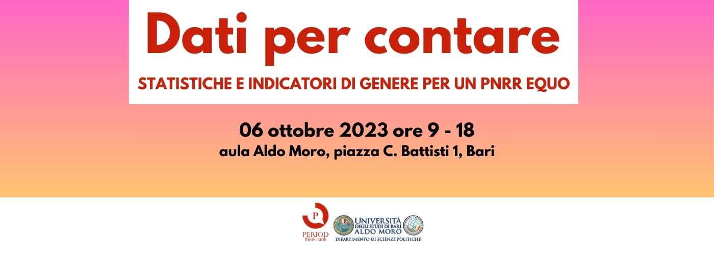 Convegno dati per contare Bari